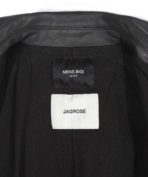 MEN'S BIGI(メンズビギ)の「【JAGROSE/ジャグロース】別注ラムレザーカバーオール(ブルゾン・メンズ・ブラック・03/02/01/04)」の3枚目の写真
