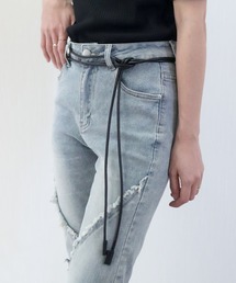 TOGA TOO/トーガトゥ】Double square buckle belt/ダブルスクエア