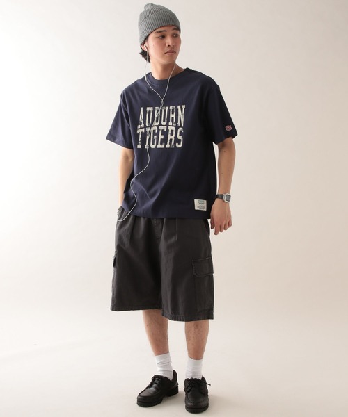 DISCUS(ディスカス)の「【DISCUS】ヴィンテージライク/ルーズカレッジTシャツ(Tシャツ/カットソー・メンズ・ホワイト/ネイビー/ホワイト系その他4/グレー・MEDIUM/LARGE)」の21枚目の写真