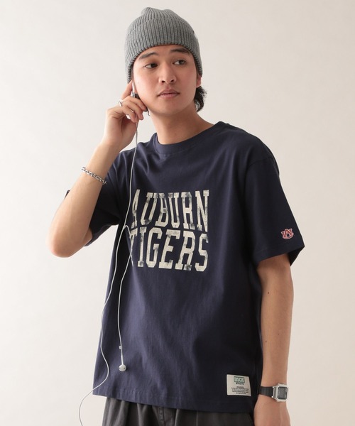 DISCUS(ディスカス)の「【DISCUS】ヴィンテージライク/ルーズカレッジTシャツ(Tシャツ/カットソー・メンズ・ホワイト/ネイビー/ホワイト系その他4/グレー・MEDIUM/LARGE)」の20枚目の写真