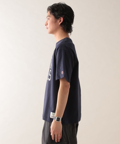 DISCUS(ディスカス)の「【DISCUS】ヴィンテージライク/ルーズカレッジTシャツ(Tシャツ/カットソー・メンズ・ホワイト/ネイビー/ホワイト系その他4/グレー・MEDIUM/LARGE)」の17枚目の写真