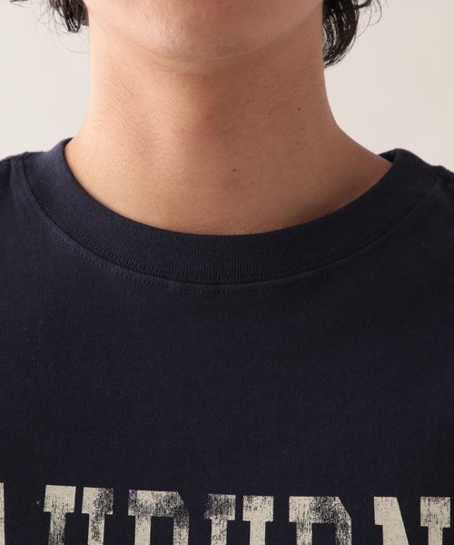 DISCUS(ディスカス)の「【DISCUS】ヴィンテージライク/ルーズカレッジTシャツ(Tシャツ/カットソー・メンズ・ホワイト/ネイビー/ホワイト系その他4/グレー・MEDIUM/LARGE)」の14枚目の写真