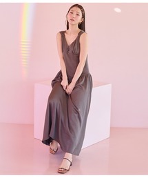 Ｖネックボリュームワンピ