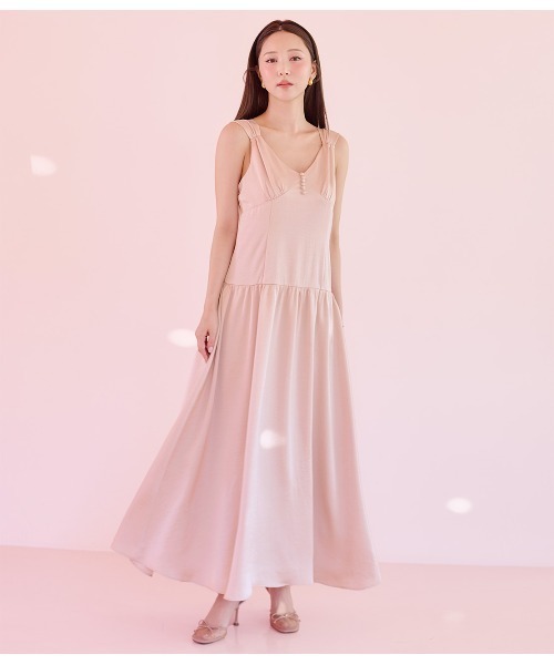 PEACH JOHN（ピーチジョン）の「Ｖネックボリュームワンピ（ワンピース・レディース・ベージュ/ピンク/ブラウン・ONE SIZE）」の11枚目の写真