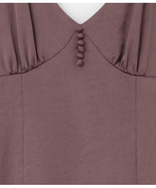 PEACH JOHN（ピーチジョン）の「Ｖネックボリュームワンピ（ワンピース・レディース・ベージュ/ピンク/ブラウン・ONE SIZE）」の16枚目の写真