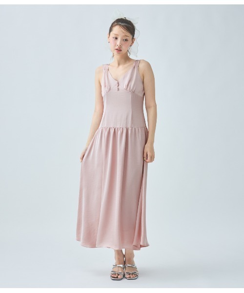 PEACH JOHN（ピーチジョン）の「Ｖネックボリュームワンピ（ワンピース・レディース・ベージュ/ピンク/ブラウン・ONE SIZE）」の21枚目の写真