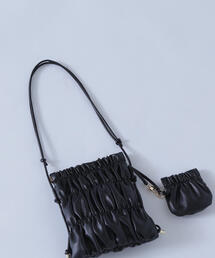 NATURAL BEAUTY BASIC | ◇シャーリングがまぐちショルダーバッグ(ショルダーバッグ)