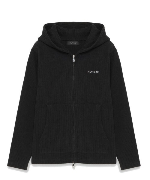 MLVINCE】KNIT ZIP HOODY / ブラック [KZH03BK]（パーカー）｜STYLISE