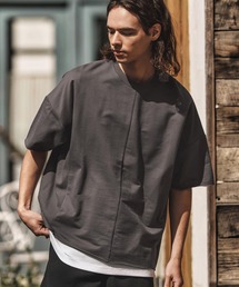 CAMBIO | mt9658-MINI URAKE Sweat Oversize Cut Off Tee スウェットTシャツ(Tシャツ/カットソー)