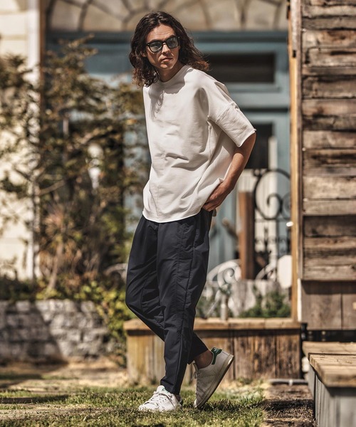 CAMBIO（カンビオ）の「mt9658-MINI URAKE Sweat Oversize Cut Off Tee スウェットTシャツ（Tシャツ/カットソー・メンズ・ホワイト/ブラック/グレー/チャコール・S/M/L）」の8枚目の写真