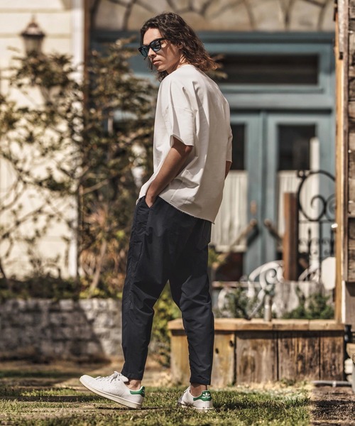 CAMBIO（カンビオ）の「mt9658-MINI URAKE Sweat Oversize Cut Off Tee スウェットTシャツ（Tシャツ/カットソー・メンズ・ホワイト/ブラック/グレー/チャコール・S/M/L）」の9枚目の写真