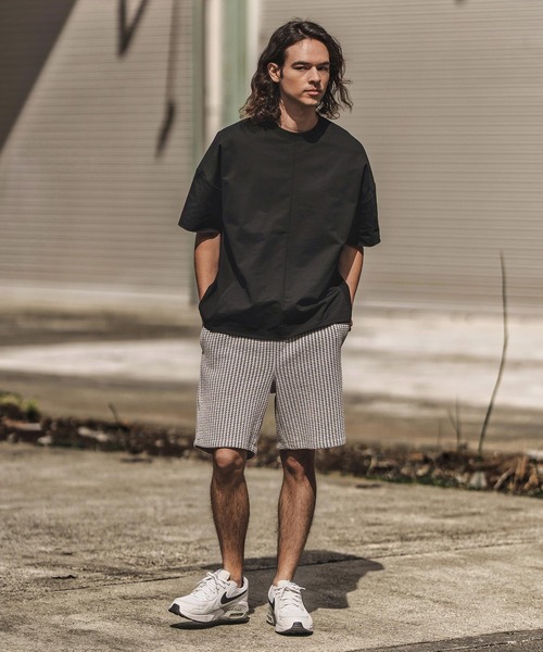 CAMBIO（カンビオ）の「mt9658-MINI URAKE Sweat Oversize Cut Off Tee スウェットTシャツ（Tシャツ/カットソー・メンズ・ホワイト/ブラック/グレー/チャコール・S/M/L）」の14枚目の写真