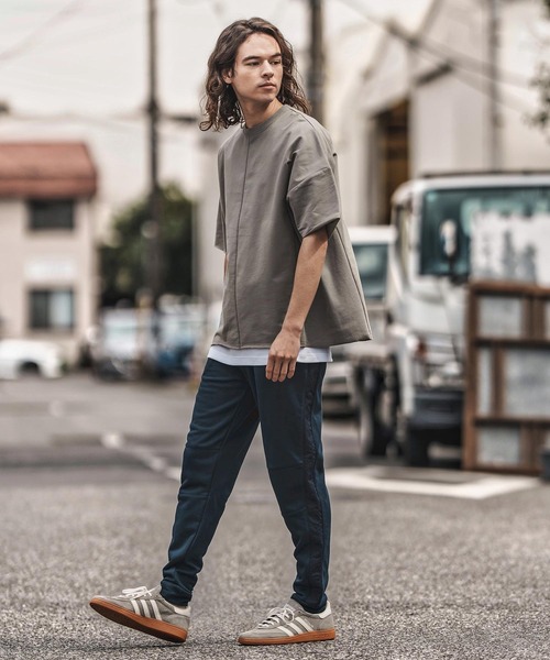 CAMBIO（カンビオ）の「mt9658-MINI URAKE Sweat Oversize Cut Off Tee スウェットTシャツ（Tシャツ/カットソー・メンズ・ホワイト/ブラック/グレー/チャコール・S/M/L）」の18枚目の写真