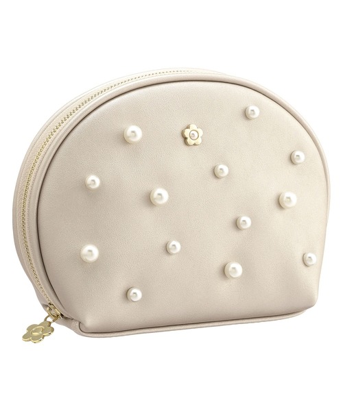 2-5日着 MARY QUANT スムースセットパール ラウンドポーチL MARY QUANT ONLINE SHOP｜マリークヮントオンラインショップ