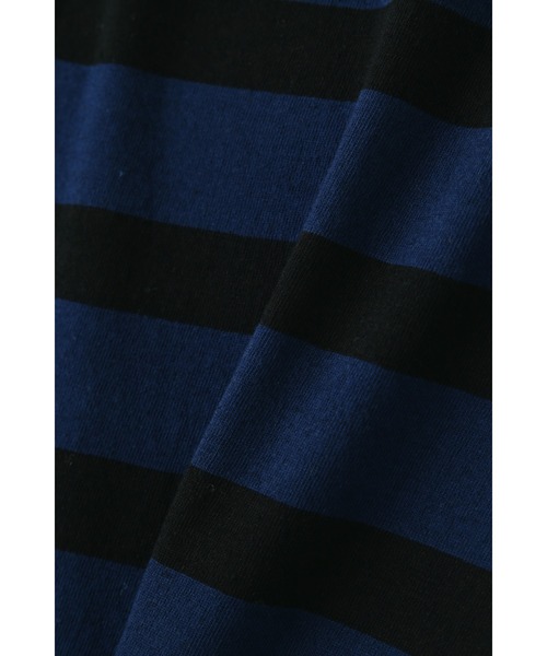 MHL.(エムエイチエル)の「COTTON LINEN STRIPE JERSEY (オンラインショップ限定)(Tシャツ/カットソー・レディース・ブルー/ベージュ系その他2・2)」の9枚目の写真