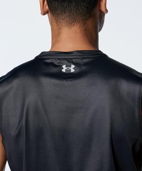 UNDER ARMOUR（アンダーアーマー）の「UAアイソチル フィッティド スリーブレス Vネックシャツ（ゴルフ/メンズ）（Tシャツ/カットソー・メンズ・ブラック・M/L/S/2XL/XL）」の13枚目の写真