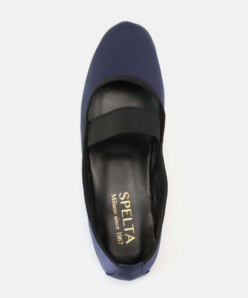 VERMEIL par iena（ヴェルメイユパーイエナ）の「SPELTA スペルタ GAIA RASO 1251142021（バレエシューズ・レディース・ネイビー/ブラック・39/38/37/36）」の9枚目の写真