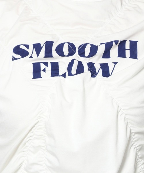 LOWRYS FARM（ローリーズファーム）の「シャーリングロゴＴＳＳ　326151（Tシャツ/カットソー・レディース・ホワイト/ブラック/パープル・FREE）」の19枚目の写真