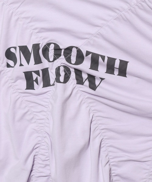 LOWRYS FARM（ローリーズファーム）の「シャーリングロゴＴＳＳ　326151（Tシャツ/カットソー・レディース・ホワイト/ブラック/パープル・FREE）」の21枚目の写真