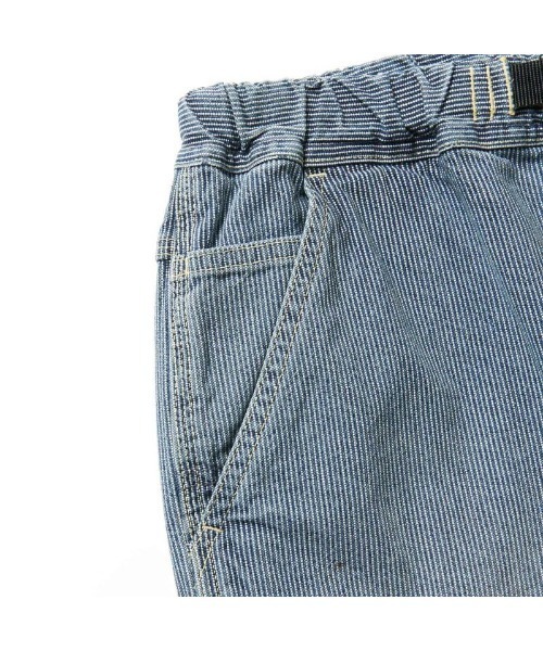 Kinetics(キネティクス)の「GRAMICCI JAPANESE HICKORY DENIM WORK PANT(グラミチ ジャパニーズヒッコリーデニムワークパンツ)(デニムパンツ・メンズ・ブルー系・MEDIUM/LARGE/SMALL/X-LARGE)」の6枚目の写真