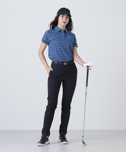 セール】【St ANDREWS】ドビーメッシュニューウェーブ柄半袖シャツ