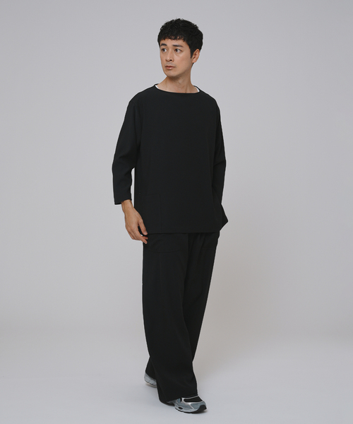 Product Twelve（プロダクトトゥエルブ）の「T/E(ティーイー)  カルゼ メカニックパンツ（スラックス・メンズ・ブラック/ネイビー・SMALL/MEDIUM/LARGE）」の4枚目の写真