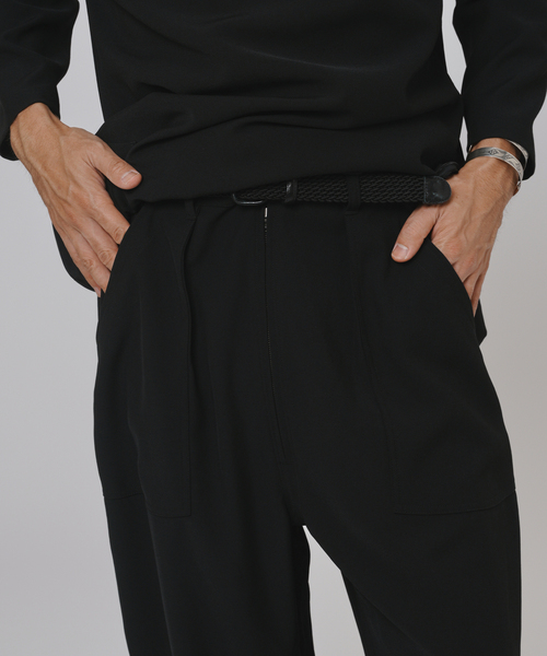 Product Twelve（プロダクトトゥエルブ）の「T/E(ティーイー)  カルゼ メカニックパンツ（スラックス・メンズ・ブラック/ネイビー・SMALL/MEDIUM/LARGE）」の8枚目の写真