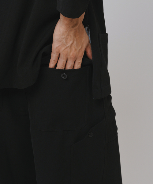 Product Twelve（プロダクトトゥエルブ）の「T/E(ティーイー)  カルゼ メカニックパンツ（スラックス・メンズ・ブラック/ネイビー・SMALL/MEDIUM/LARGE）」の10枚目の写真