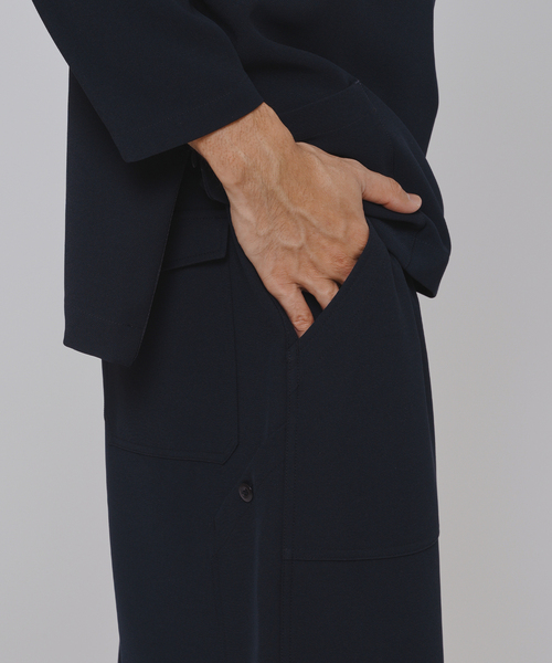 Product Twelve（プロダクトトゥエルブ）の「T/E(ティーイー)  カルゼ メカニックパンツ（スラックス・メンズ・ブラック/ネイビー・SMALL/MEDIUM/LARGE）」の18枚目の写真