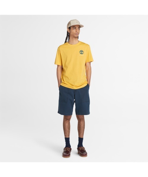 【Timberland】バックグラフィック 半袖 Tシャツ / 送料無料 半袖 バックグラフィック Tシャツ メンズ ｜【Timberland公式
