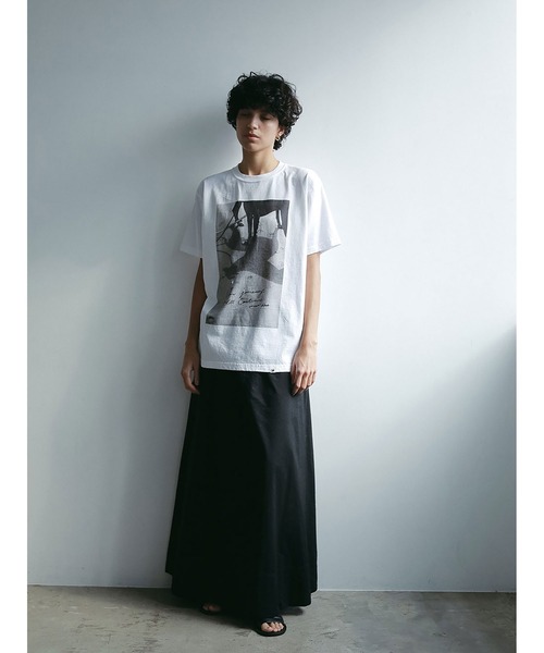 HER.(ハー)の「Oreo & Rose Tee/02(Tシャツ/カットソー・レディース・オフホワイト/ブラック・フリー)」の8枚目の写真