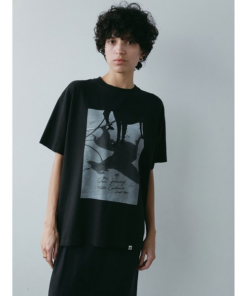 HER.(ハー)の「Oreo & Rose Tee/02(Tシャツ/カットソー・レディース・オフホワイト/ブラック・フリー)」の11枚目の写真