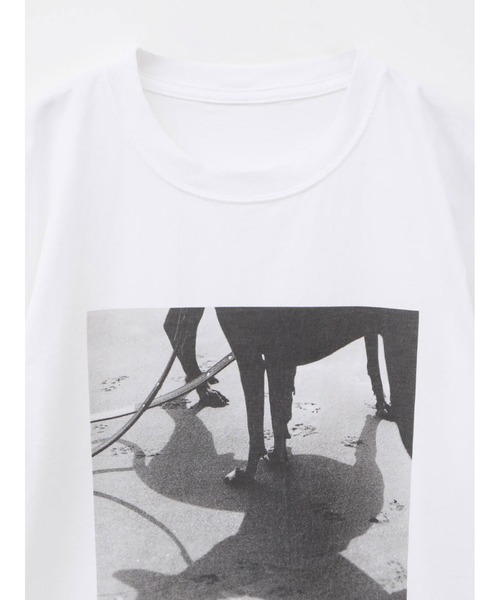 HER.(ハー)の「Oreo & Rose Tee/02(Tシャツ/カットソー・レディース・オフホワイト/ブラック・フリー)」の20枚目の写真