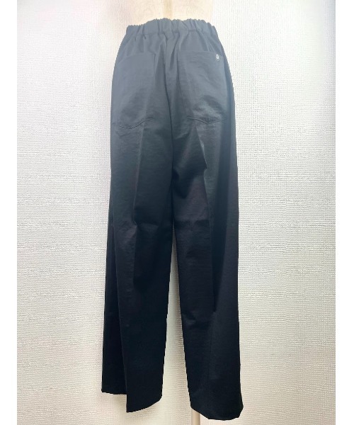 WORLD WIDE LOVE!(ワールドワイドラブ)の「コットンライクイージーパンツ(その他パンツ・レディース・ブラック/ライトベージュ・1)」の9枚目の写真