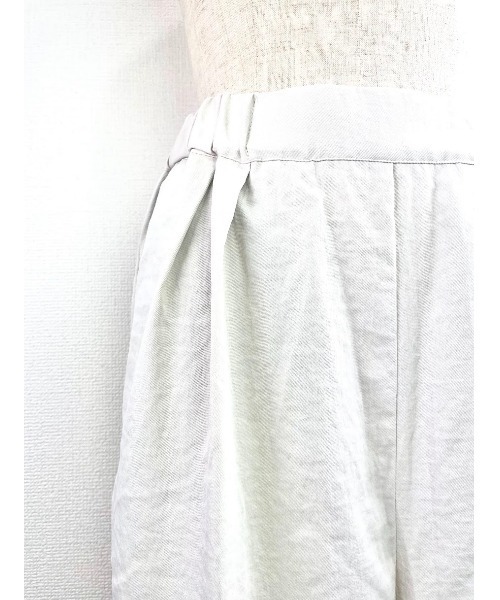 WORLD WIDE LOVE!(ワールドワイドラブ)の「コットンライクイージーパンツ(その他パンツ・レディース・ブラック/ライトベージュ・1)」の4枚目の写真