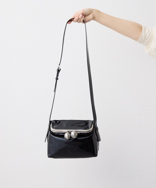 kawa-kawa ear PAPILLONNER別注撥水がま口ショルダーバッグ kawakawaがま口ショルダーバッグ kawa-kawa ear別注・撥水がま口