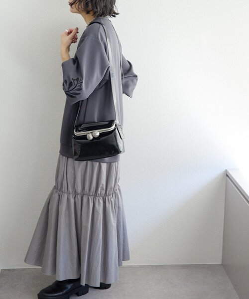 ear PAPILLONNER(イアパピヨネ)の「【kawa-kawa(カワカワ)】NO1508kuchiganeポシェット/ショルダーバッグ(ショルダーバッグ・レディース・ブラック/ブルー/ブラック系その他/レッド・FREE)」の6枚目の写真