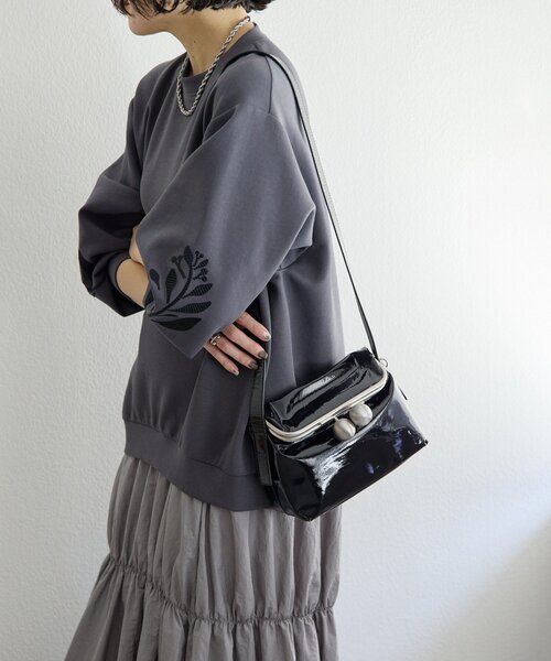 ear PAPILLONNER ショルダーバッグ kawa-kawa(カワカワ)】NO1508kuchiganeポシェット/ショルダーバッグ