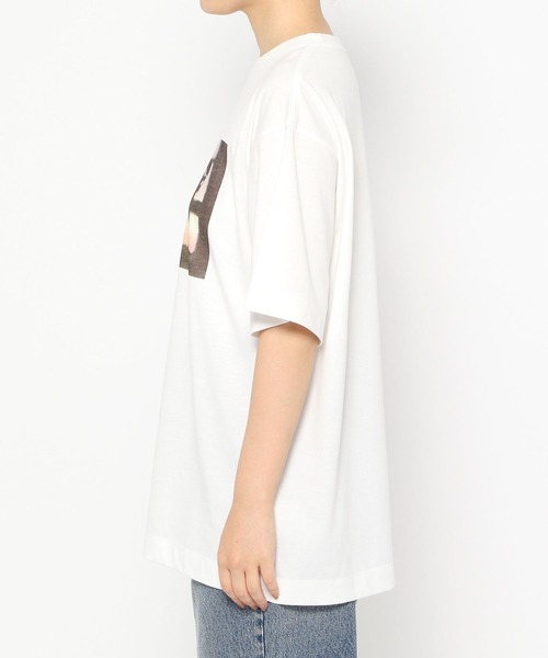 LOWRYS FARM(ローリーズファーム)の「フォトTEE 494889(Tシャツ/カットソー・レディース・アイボリー/オフホワイト/ネイビー・FREE)」の12枚目の写真