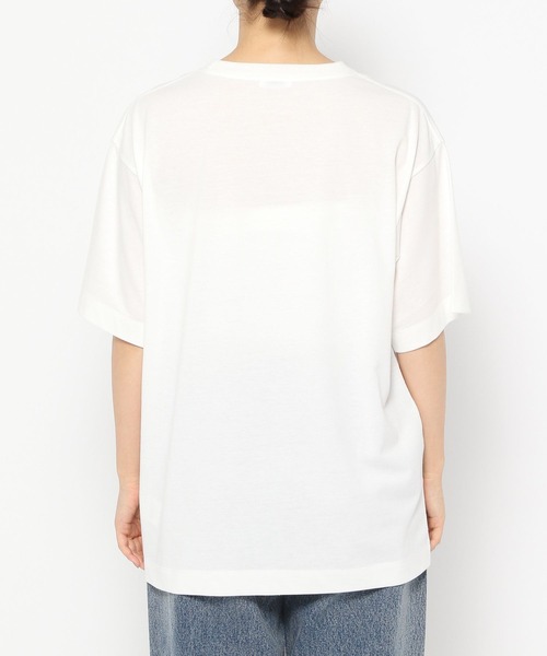 LOWRYS FARM(ローリーズファーム)の「フォトTEE 494889(Tシャツ/カットソー・レディース・アイボリー/オフホワイト/ネイビー・FREE)」の11枚目の写真