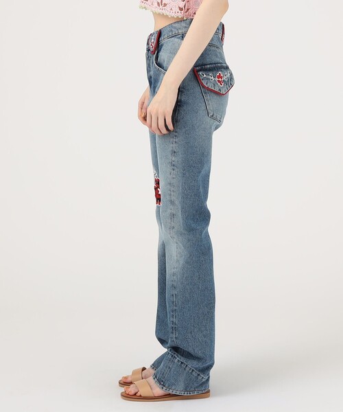 Molly Goddard(モリー ゴダード)の「Molly Goddard CORA JEANS(デニムパンツ・レディース・ブルー系その他・25/26)」の10枚目の写真