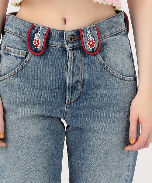 Molly Goddard(モリー ゴダード)の「Molly Goddard CORA JEANS(デニムパンツ・レディース・ブルー系その他・25/26)」の8枚目の写真