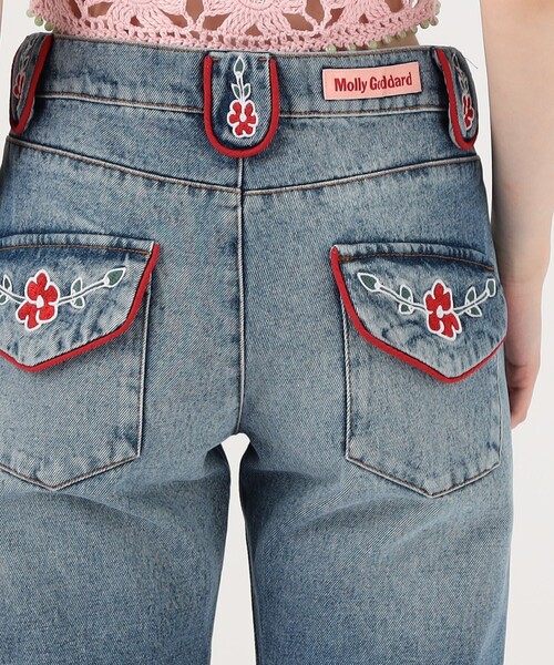 Molly Goddard(モリー ゴダード)の「Molly Goddard CORA JEANS(デニムパンツ・レディース・ブルー系その他・25/26)」の7枚目の写真