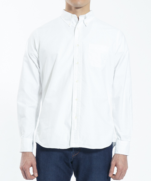 INDIVIDUALIZED SHIRTS（インディビジュアライズドシャツ）の「INDIVIDUALIZED SHIRTS オックスフォードボタンダウンシャツ（シャツ/ブラウス・メンズ・ホワイト/ブルー・38/39/40）」の2枚目の写真