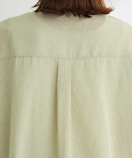 Green Parks(グリーンパークス)の「SET2点マジョリカシャーリングブラウス+タンク(シャツ/ブラウス・レディース・ライトグリーン/チャコールグレー/アイボリー・FREE)」の12枚目の写真