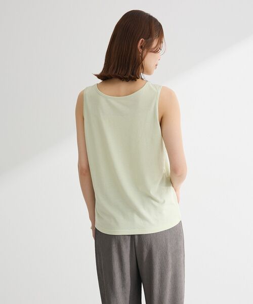 Green Parks(グリーンパークス)の「SET2点マジョリカシャーリングブラウス+タンク(シャツ/ブラウス・レディース・ライトグリーン/チャコールグレー/アイボリー・FREE)」の16枚目の写真