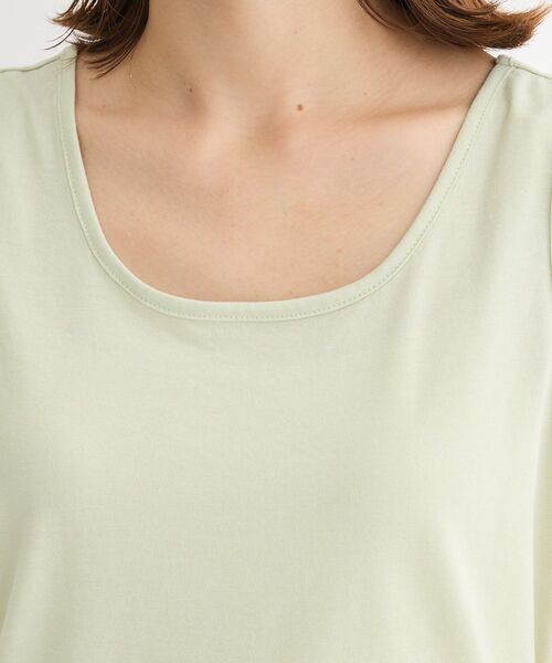 Green Parks(グリーンパークス)の「SET2点マジョリカシャーリングブラウス+タンク(シャツ/ブラウス・レディース・ライトグリーン/チャコールグレー/アイボリー・FREE)」の17枚目の写真