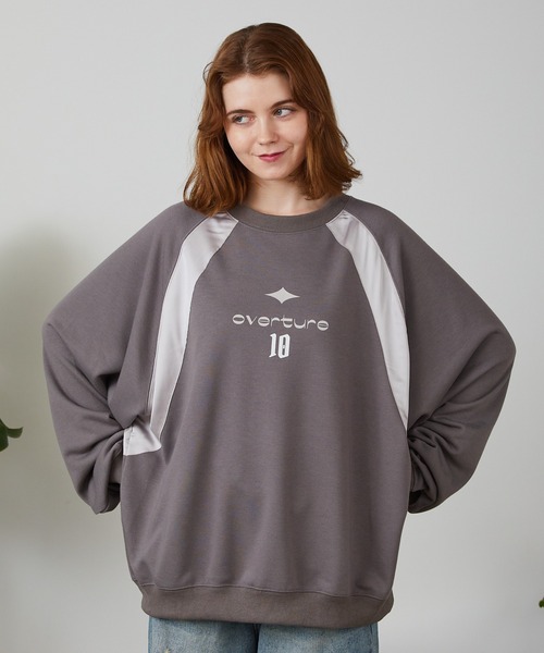 セール】FREE MAX Raglan Sleeve Switcing Crew ラグラン切替