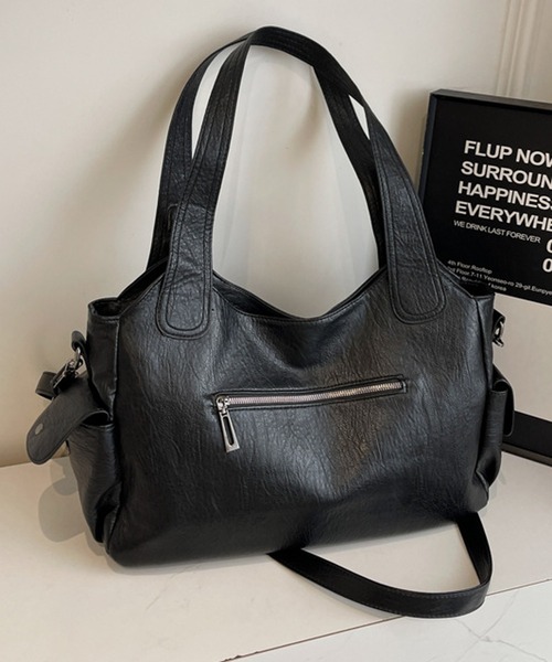 HALEY PESCA(ヘーリーペスカ)の「HALEY PESCA/2WAY ヴィンテージショルダーバッグ(ショルダーバッグ・レディース・ブラック/ブラウン・FREE)」の8枚目の写真