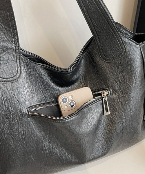 HALEY PESCA(ヘーリーペスカ)の「HALEY PESCA/2WAY ヴィンテージショルダーバッグ(ショルダーバッグ・レディース・ブラック/ブラウン・FREE)」の9枚目の写真